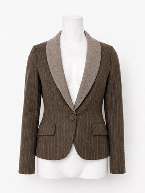 R.U Brown Pinstripe Blazer